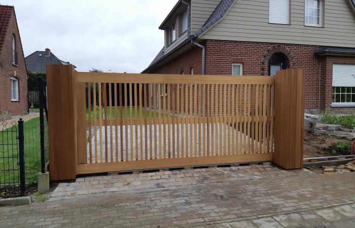 Houten poort
