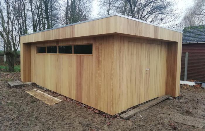 Tuinhuis modern cubic