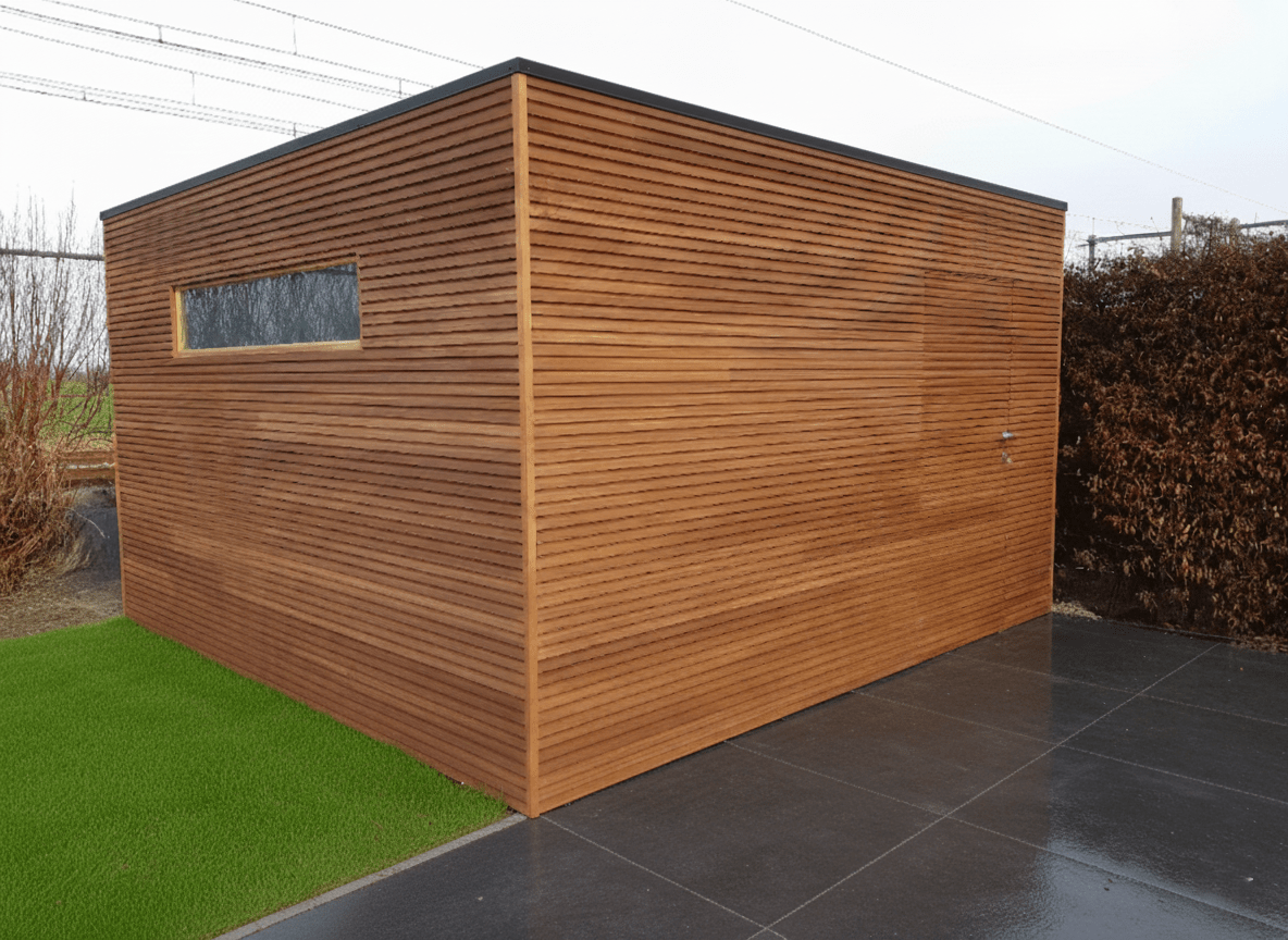 tuinhuis cubic thermowood ayous triple