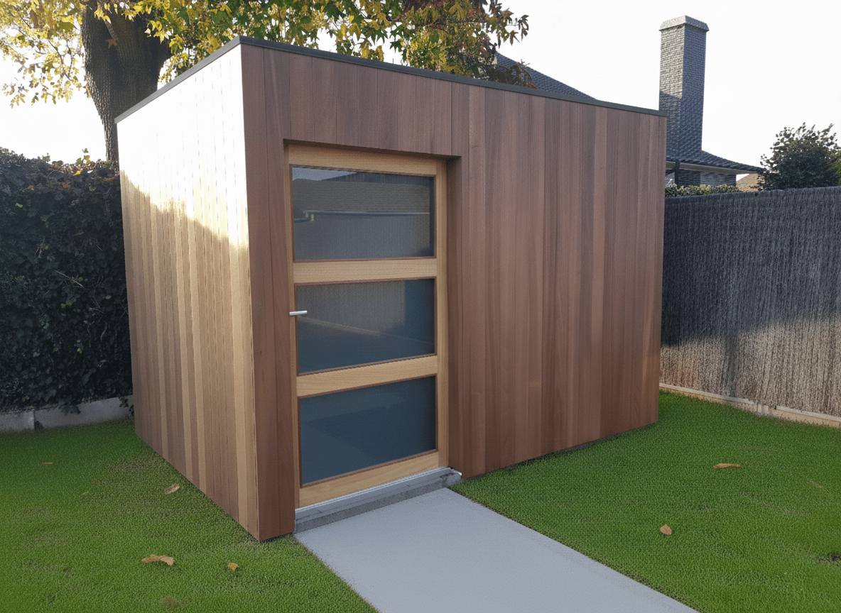 tuinhuis cubic thermowood ayous