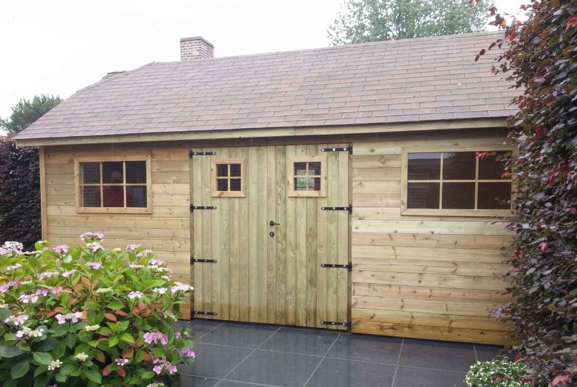 vuren druk geimpregneerd en asfaltshingles