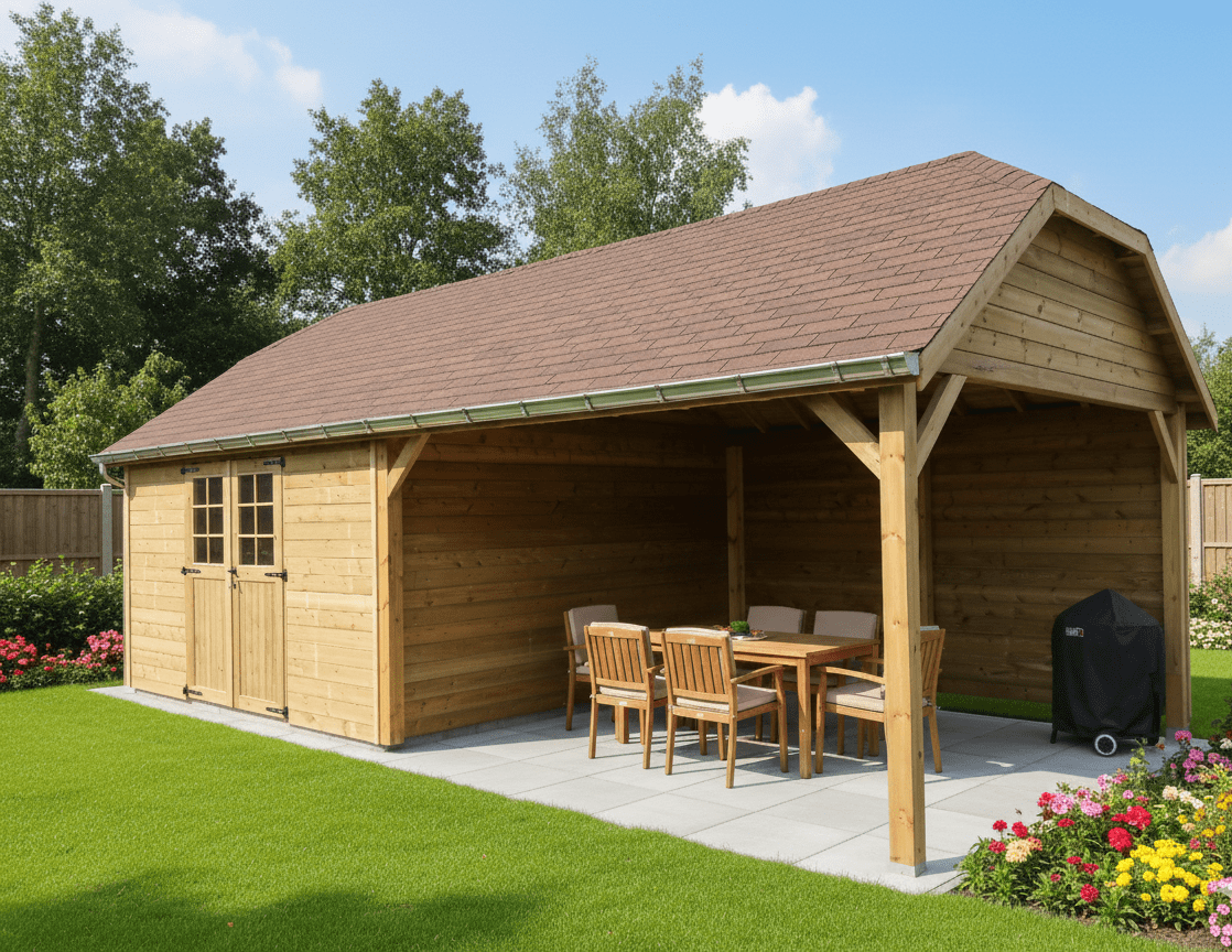 vuren druk geimpregneerd en asfaltshingles