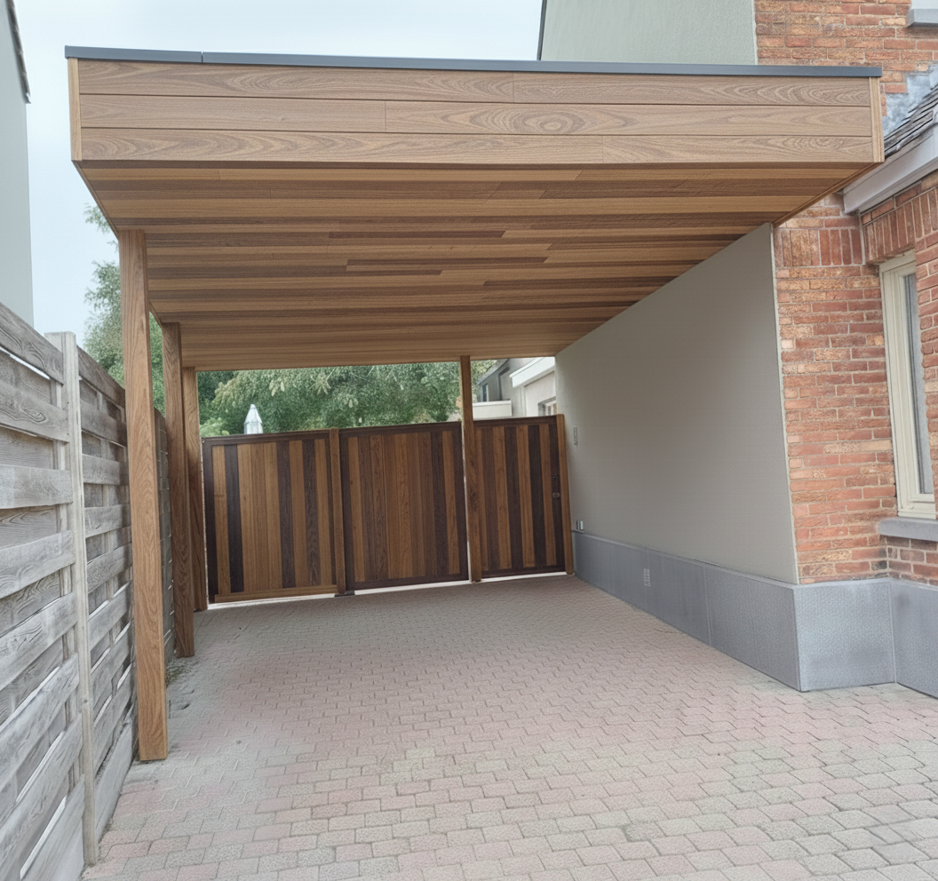carport thermowood ayous