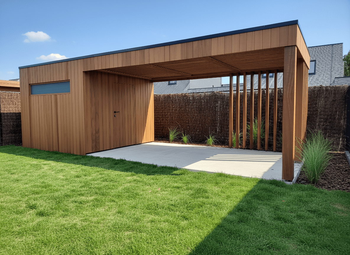 tuinhuis cubic thermowood ayous