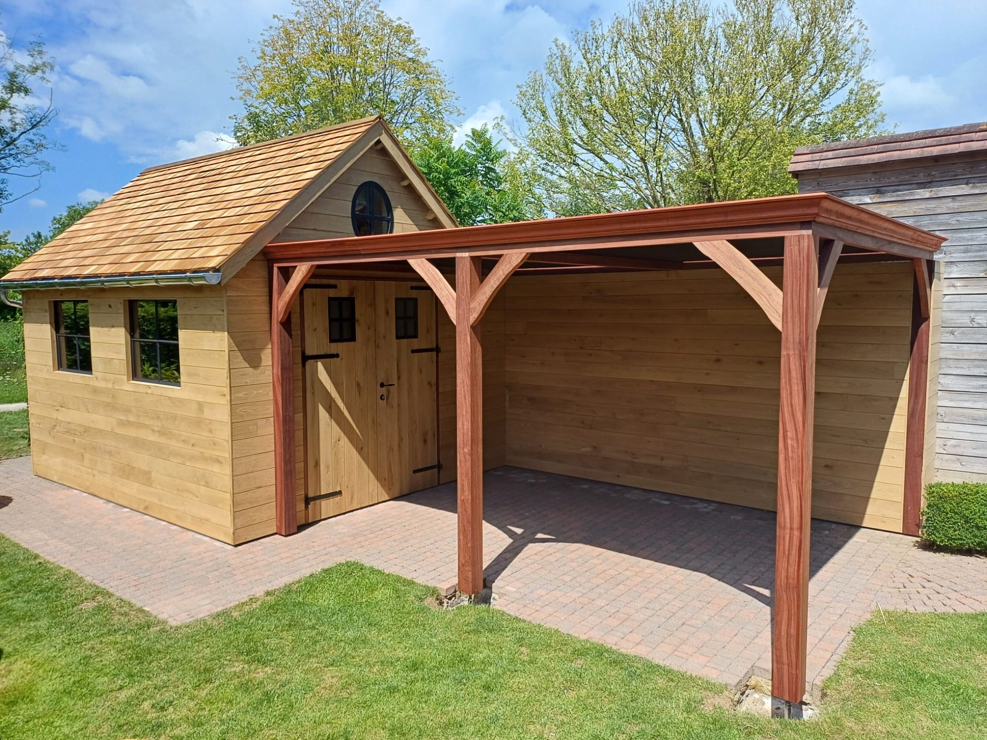 vlakke planchettes eik en cedershingles