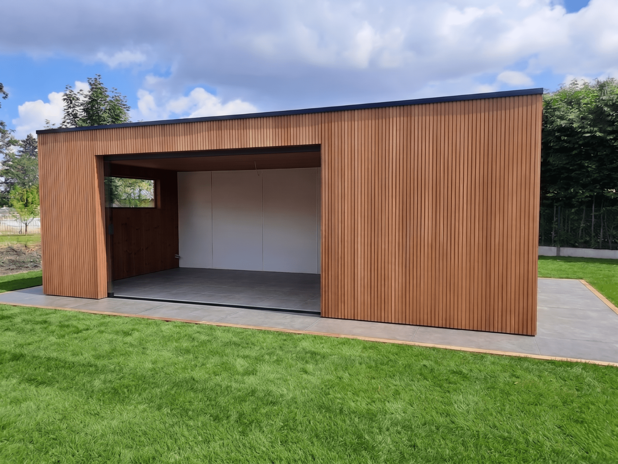 tuinkamer thermo wood ayous triple