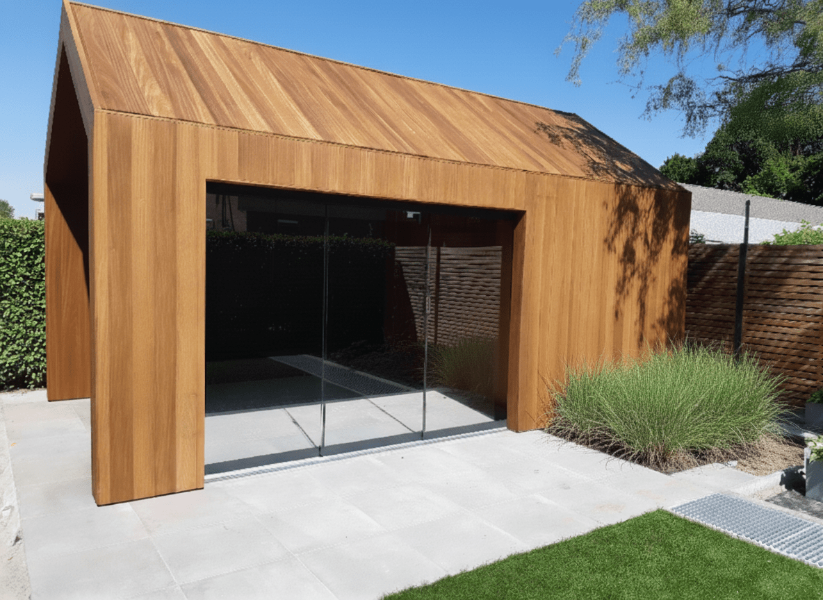 tuinkamer thermo wood ayous